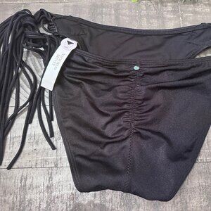 Victoria's Secret Archives Swim Macrame Fringe Cheeky Bikini Bottom Size Large
